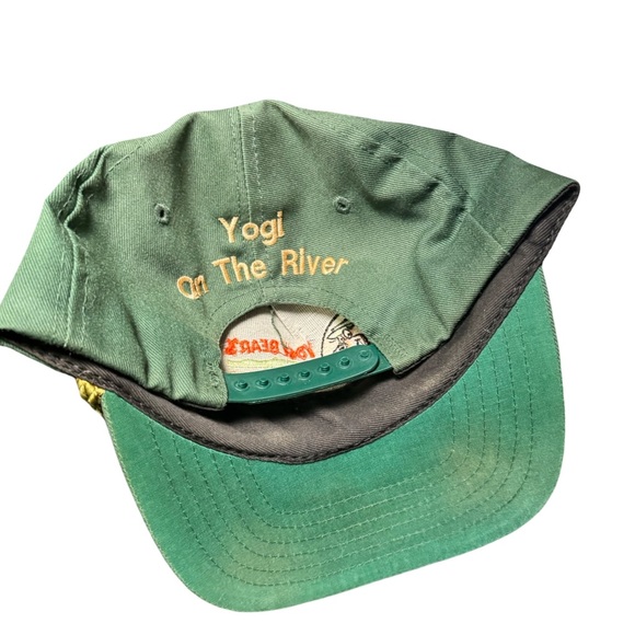 Yogi Bear Jellystone Park Hat Green Snapback Cap One Size OSFA USA - Picture 6 of 6